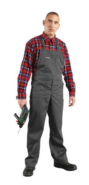 SPODNIE OCHRONNE OGRODNICZKI, SZARE SMS 48