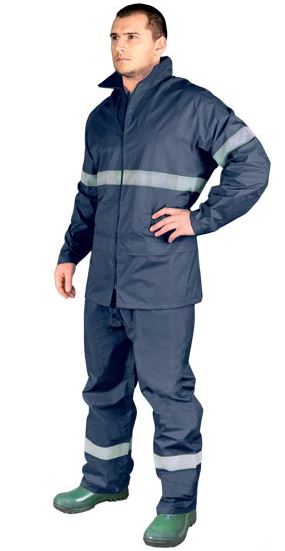 KOMPLET PRZECIWDESZCZOWY GRANATOWY KPL-RAINER_G ROZMIAR XXXL