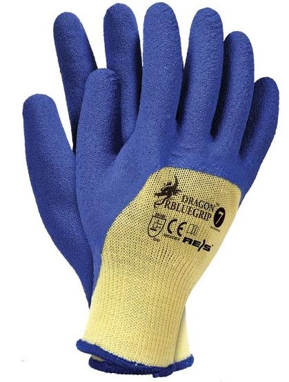 RĘKAWICE DZIANINOWE POWLEKANE GUMĄ RBLUEGRIP 9