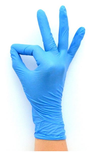 Alternative view of RĘKAWICE NITRYLOWE MASTER ALOES ROZMIAR M OP. 10 SZT