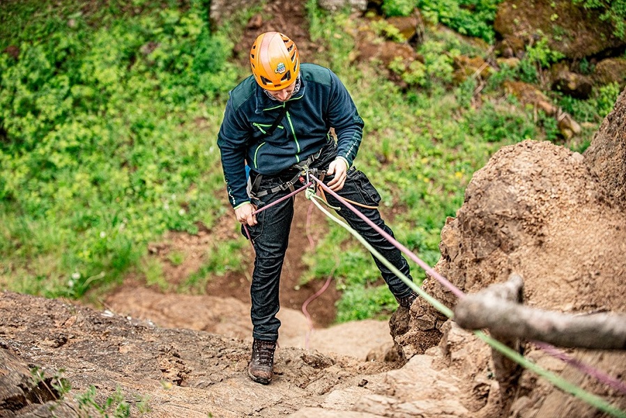 SPODNIE ROBOCZE 5-KIESZENIOWE DENIM ROZMIAR S - obrazek 6