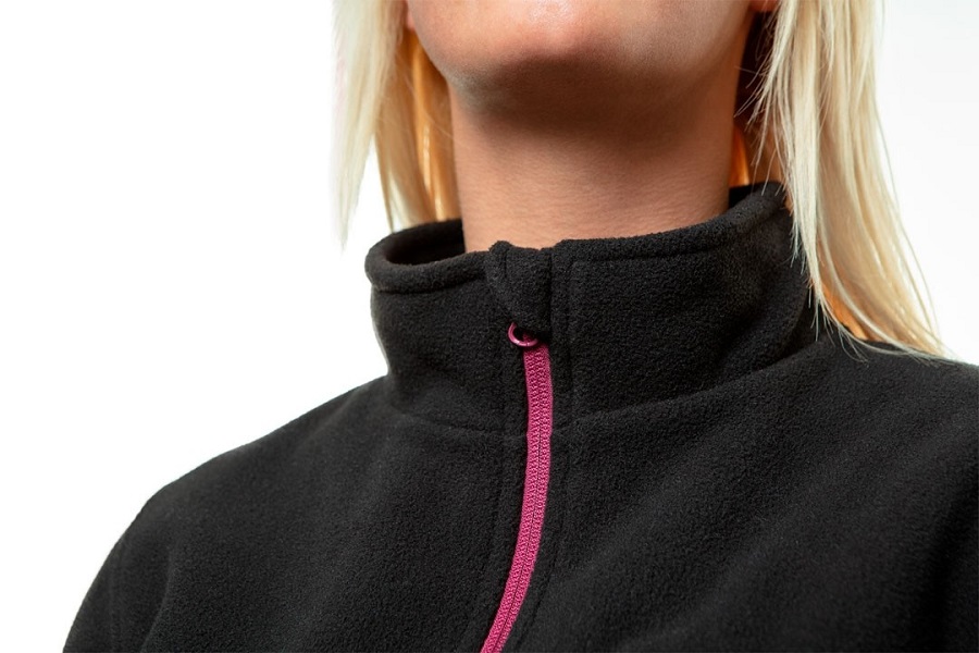 BLUZA POLAROWA DAMSKA CZARNA, ROZMIAR S - obrazek 7