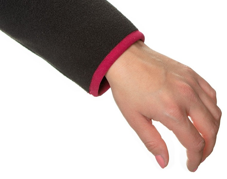 BLUZA POLAROWA DAMSKA CZARNA, ROZMIAR M - obrazek 4