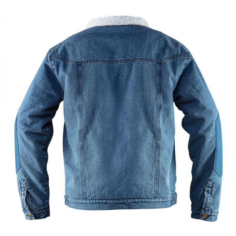 KURTKA JEANSOWA OCIEPLANA DENIM ROZM.. M - obrazek 4