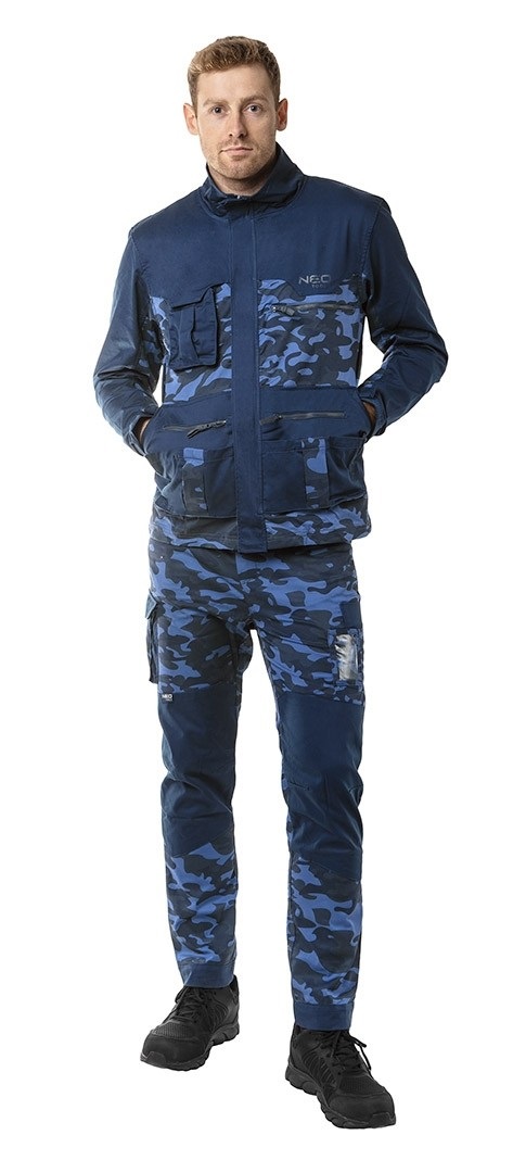 BLUZA ROBOCZA CAMO NAVY, ROZMIAR XL - obrazek 8