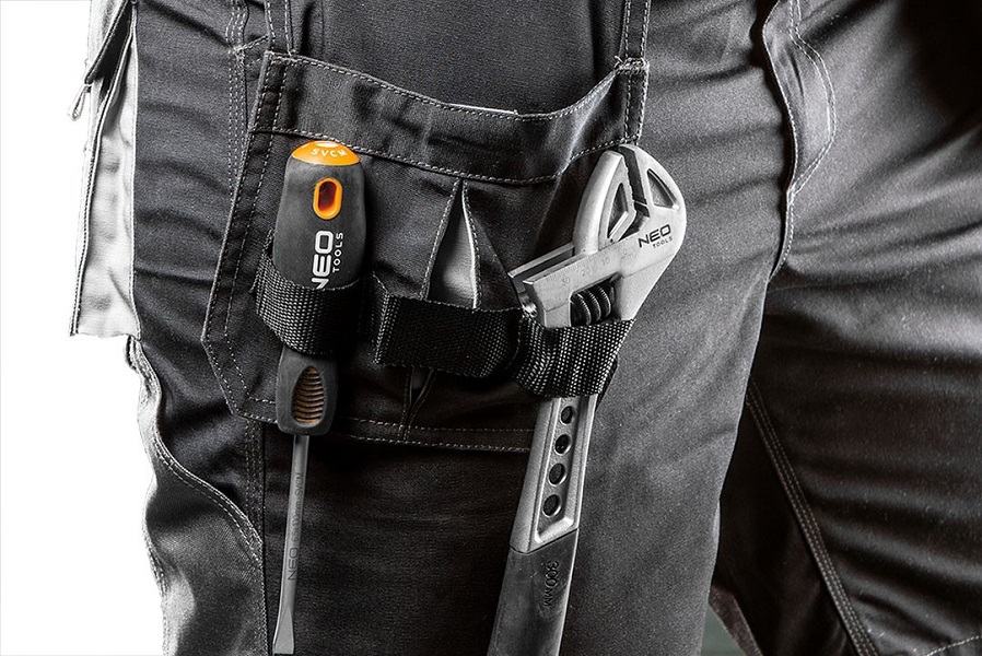 KRÓTKIE SPODENKI HD PASEK PARCIANY ODPINANE KIESZENIE LD/54 - obrazek 2