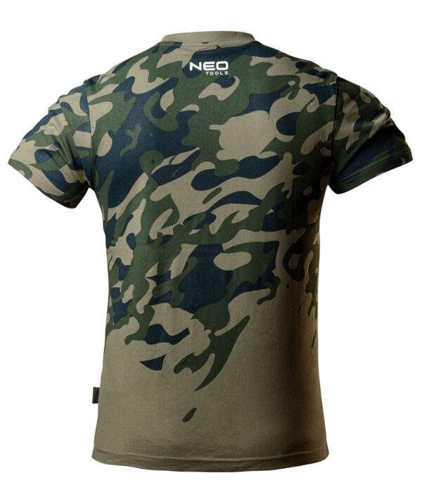 Alternative view of T-SHIRT ROBOCZY Z NADRUKIEM CAMO, ROZM.L
