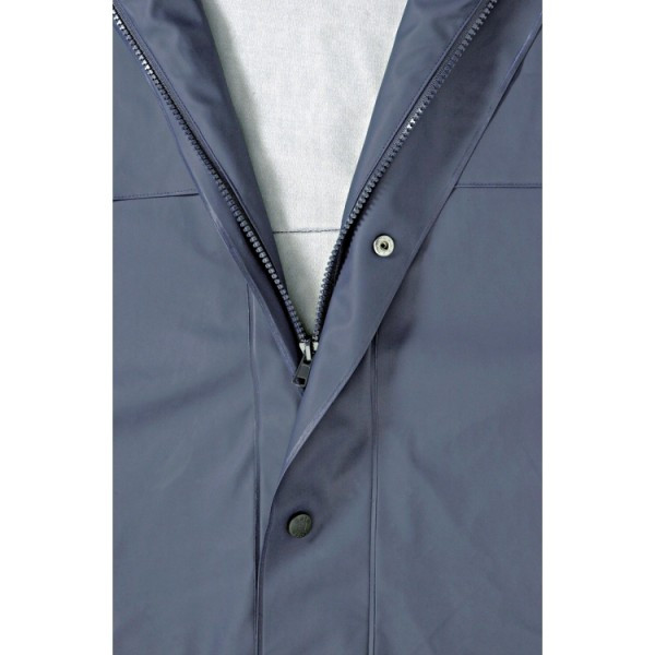 KURTKA ROBOCZA WODOODPORNA PCV NIEBIESKA XL - obrazek 3