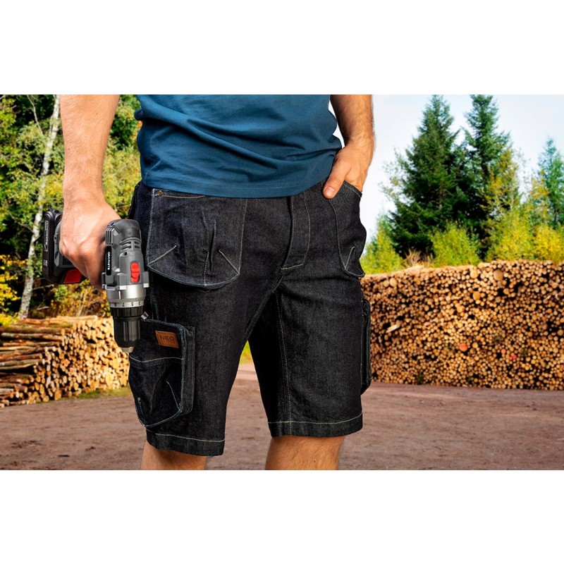 KRÓTKIE SPODENKI DENIM ROZMIAR M - obrazek 6