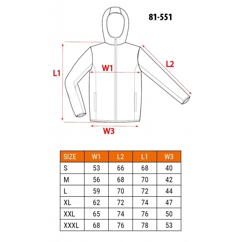 KURTKA SOFTSHELL Z KAPTUREM ODPINANYM, ROZMIAR M - obrazek 8