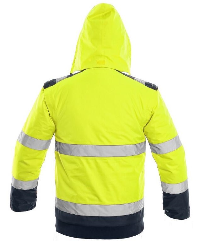 KURTKA OCIEPLANA 2W1 ŻÓŁTA CXS LUTON ROZMIAR XL - obrazek 2