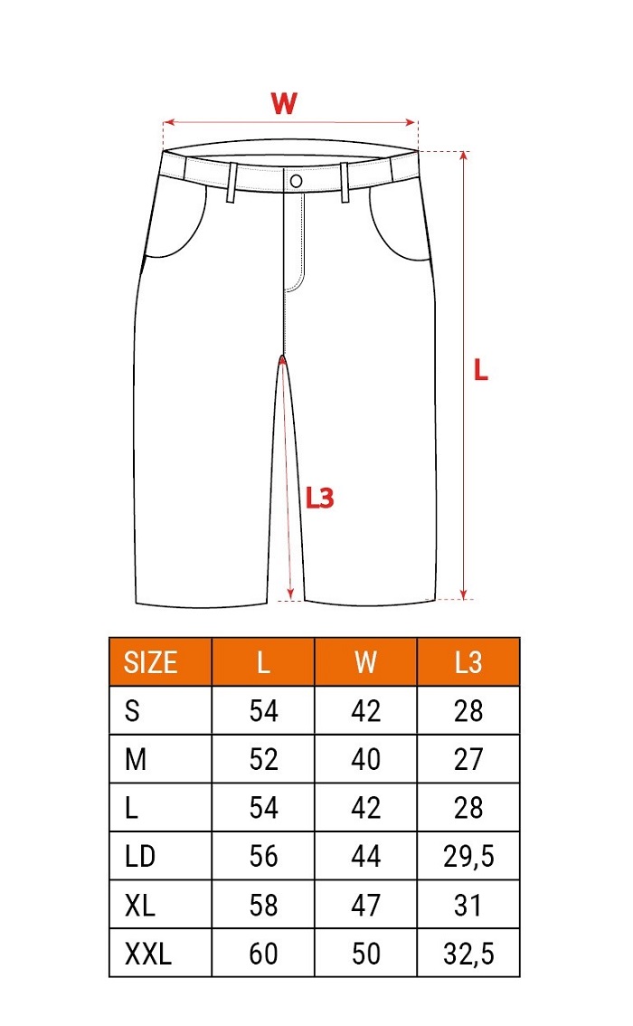 KRÓTKIE SPODENKI BASIC, ROZMIAR XXL/58 - obrazek 2