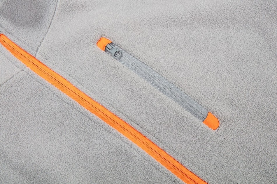 BLUZA POLAROWA SZARA , ROZMIAR M - obrazek 2