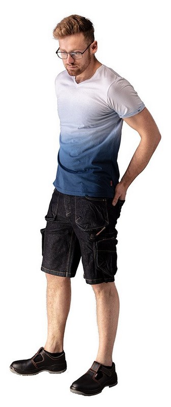 KRÓTKIE SPODENKI DENIM ROZMIAR XS - obrazek 7