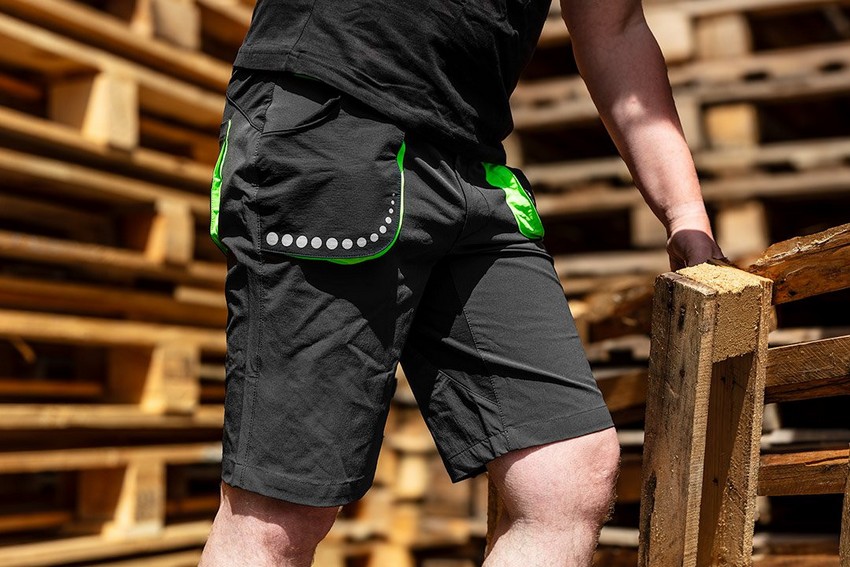 KRÓTKIE SPODENKI PREMIUM, 4 WAY STRETCH CZARNE ROZMIAR XL - obrazek 4