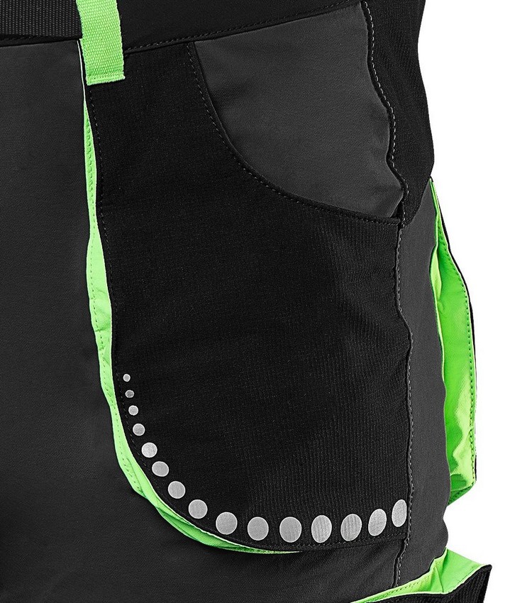 KRÓTKIE SPODENKI PREMIUM, 4 WAY STRETCH CZARNE ROZMIAR XL - obrazek 5