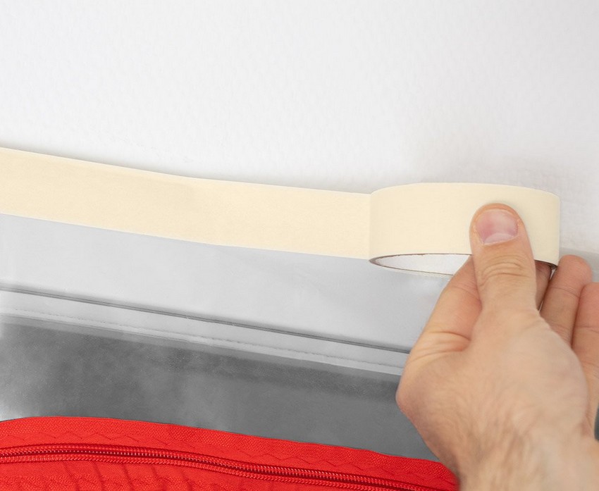 KURTYNA, OSŁONA PRZECIWPYŁOWA Z ZAMKIEM 'L' PE - obrazek 5