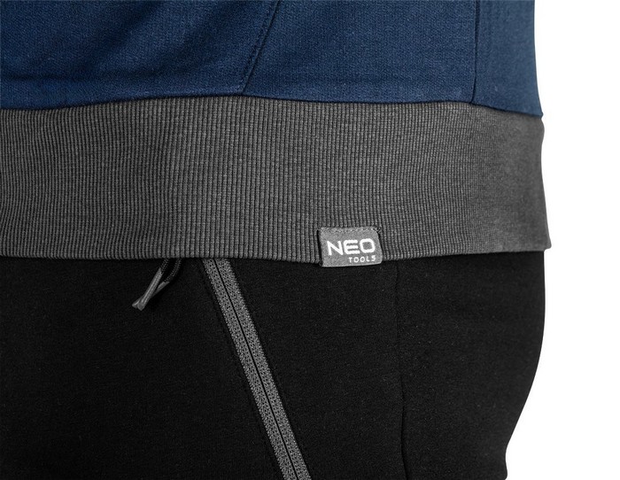 BLUZA ROZPINANA Z KAPTUREM COMFORT GRANATOWA ROZMIAR L - obrazek 8