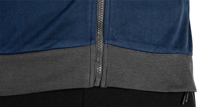 BLUZA ROZPINANA Z KAPTUREM COMFORT GRANATOWA ROZMIAR XXL - obrazek 9