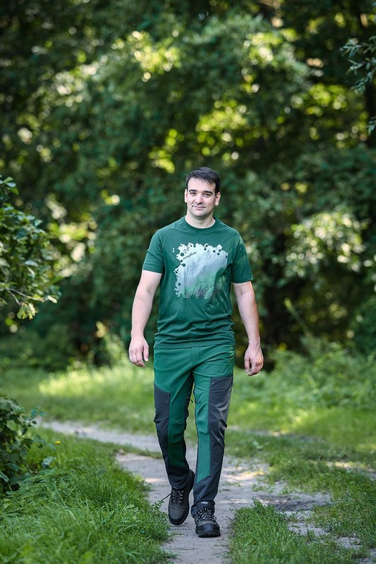 SPODNIE ROBOCZE OUTDOOR ZIELONO-SZARE ROZMIAR XXL - obrazek 6