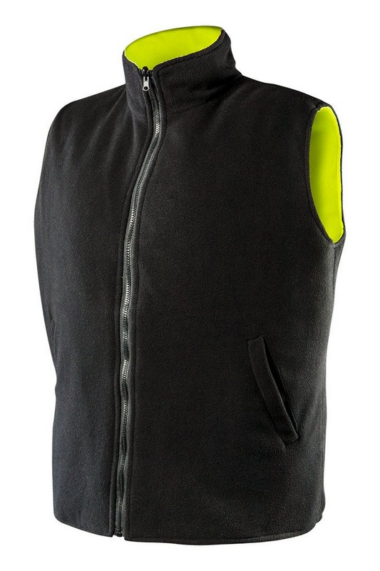 BEZRĘKAWNIK ROBOCZY DWUSTRONNY ODBLASKOWY ŻÓŁTY ROZMIAR L - obrazek 5