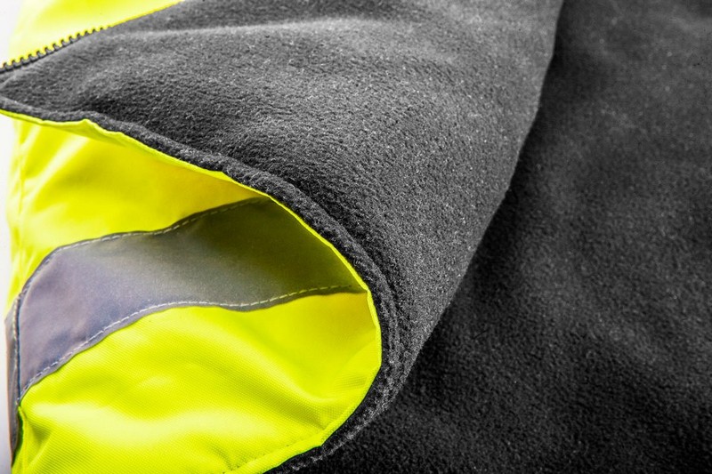 BEZRĘKAWNIK ROBOCZY DWUSTRONNY ODBLASKOWY ŻÓŁTY ROZMIAR XL - obrazek 3