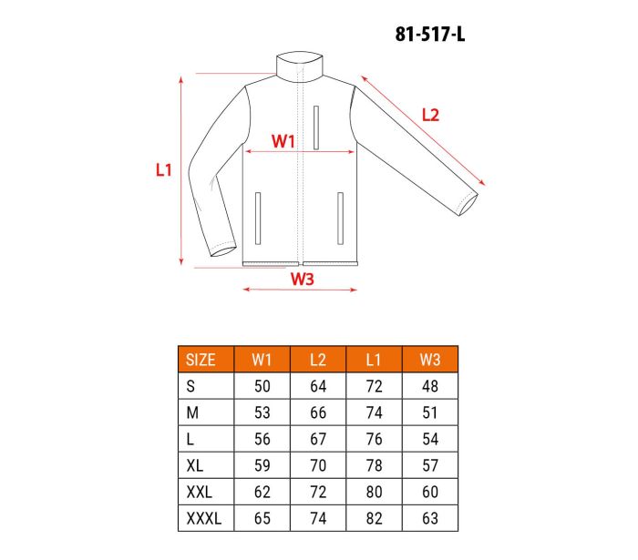BLUZA SOFTSHELL OUTDOOR ZIELONA ROZMIAR XL - obrazek 3