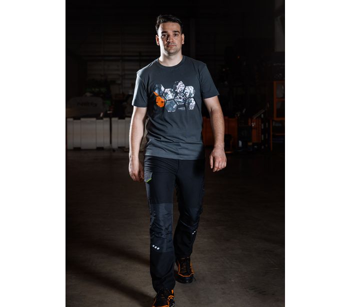 SPODNIE ROBOCZE MIX&MATCH CZARNO-ZIELONE ROZMIAR L - obrazek 5