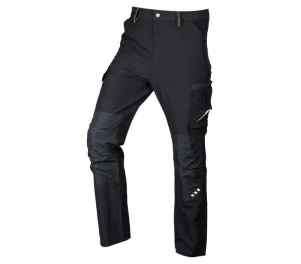 SPODNIE ROBOCZE MIX&MATCH CZARNO-ZIELONE ROZMIAR M.