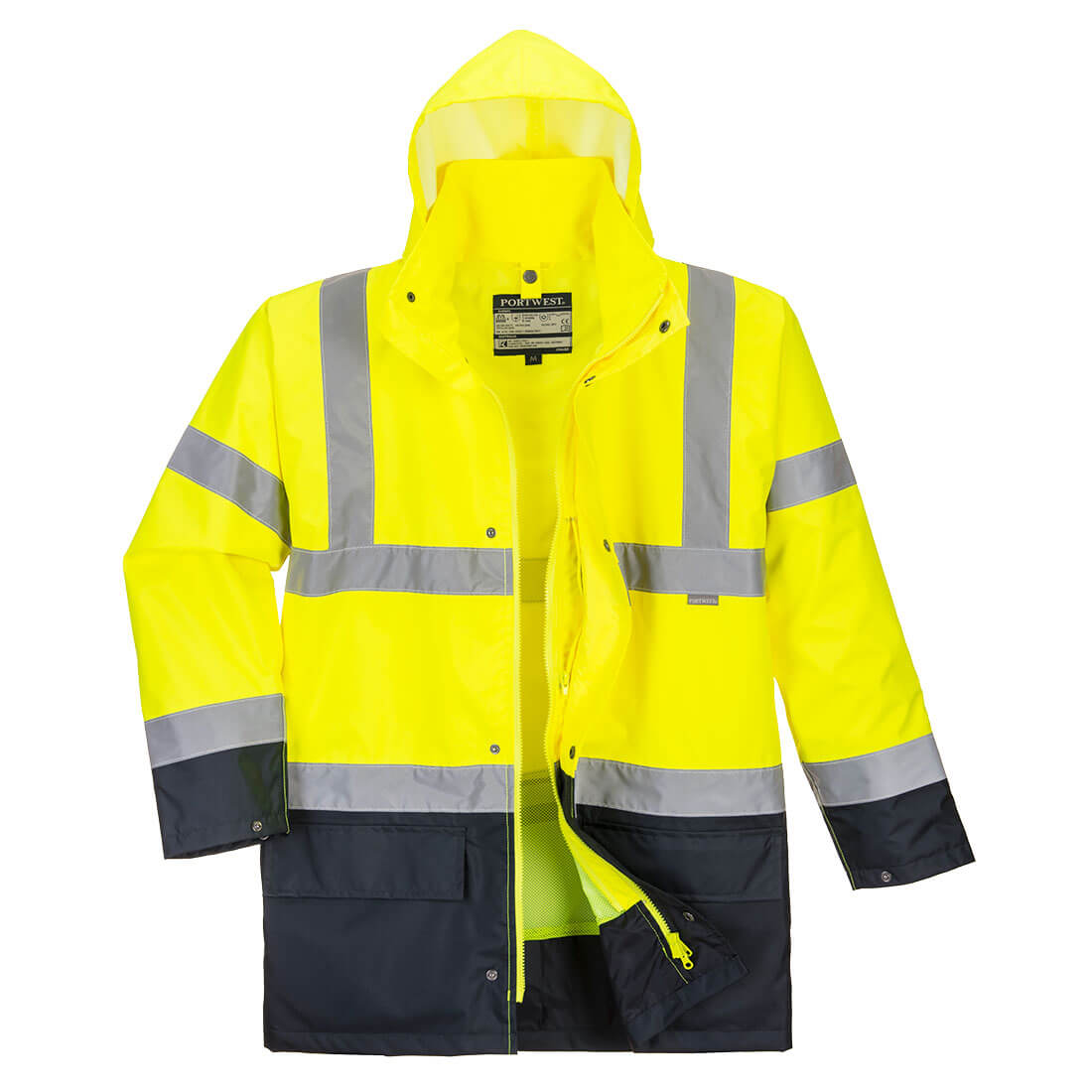 KURTKA OSTRZEGAWCZA OCIEPLANA S766YBR HI-VIS 5W1 4XL