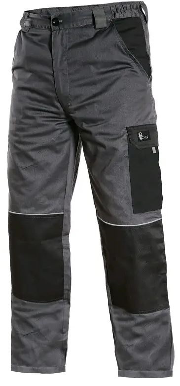 SPODNIE DO PASA CXS CEFEUS, SZARO-CZARNE ROZM.52