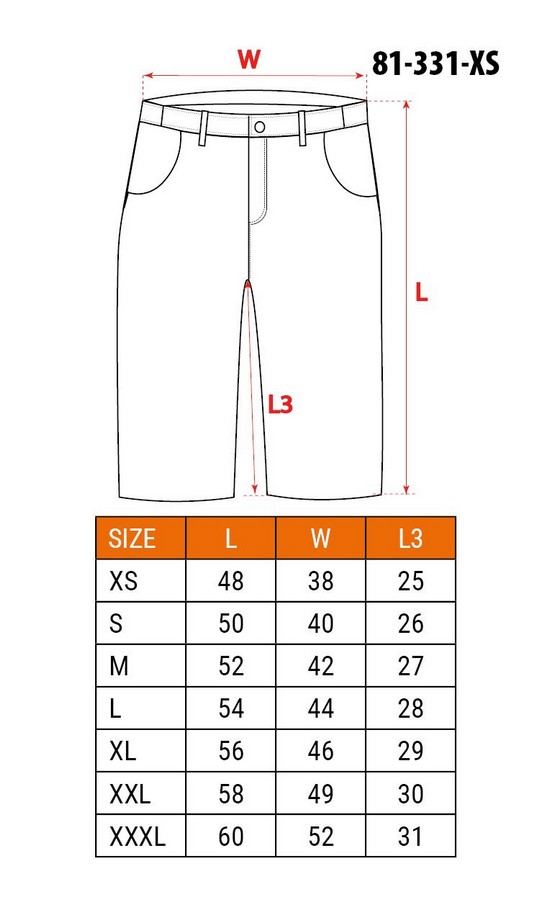 KRÓTKIE SPODENKI 100% BAWEŁNA ROZMIAR XXL - obrazek 5