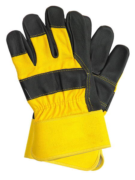 RĘKAWICE WZMACNIANE SKÓRĄ BYDLĘCĄ LICOWA  RLCMŻ RLCM